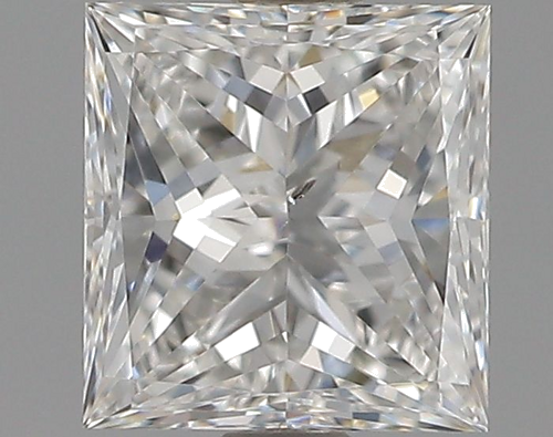 0.51 carat F-SI1 Natūralus Princess Deimantas (1)