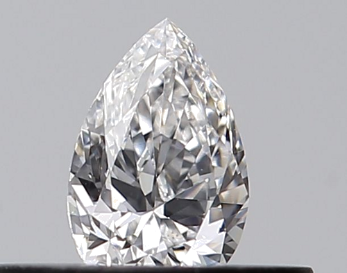 0.23 carat E-VS1 Natūralus Pear Deimantas (1)