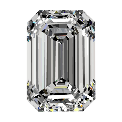 0.4 carat F-VS2 Natūralus Emerald Deimantas (1)