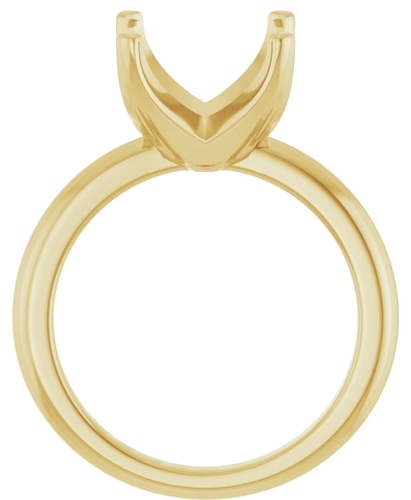 Sužadėtuvių Žiedas „Solstice Solitaire®“ 10k yellow gold Round 12mm (2)