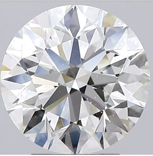 3.01 carat H-SI1 Excellent cut Natūralus Round Deimantas (1)