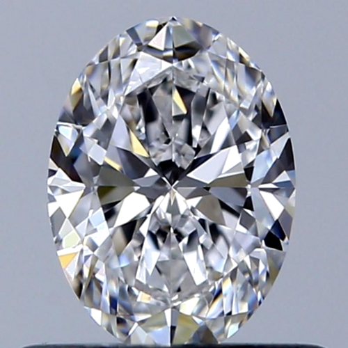 0.5 carat D-VS2 Natūralus Oval Deimantas (1)