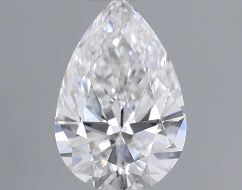 0.31 carat E-VVS2 Natūralus Pear Deimantas (1)