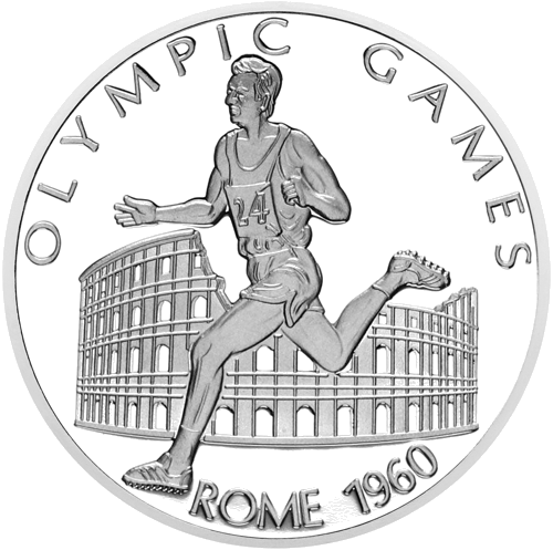 2002 Rome Olympic Games Somalia 250 Shillings Silver Coin (1)
