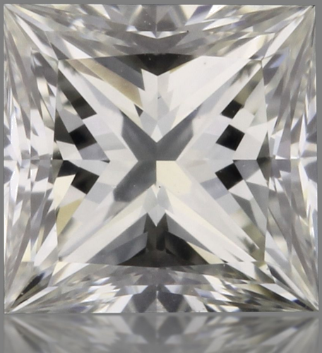 0.26 carat J-VVS2 Natūralus Princess Deimantas (1)