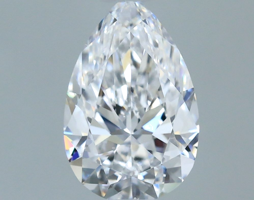 0.58 carat D-VS2 Natūralus Pear Deimantas (1)