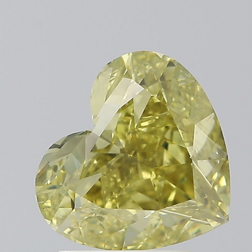 3.02 carat Fancy Brownish Greenish Yellow-SI2 Natūralus Heart Deimantas (1)