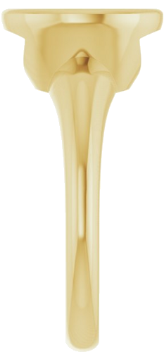 Sužadėtuvių Žiedas „Bezel-Set Solitaire“ 14k yellow gold Round 10mm (4)