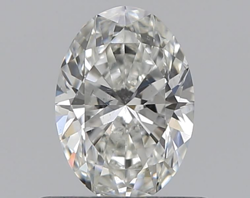 0.5 carat G-SI1 Natūralus Oval Deimantas (1)