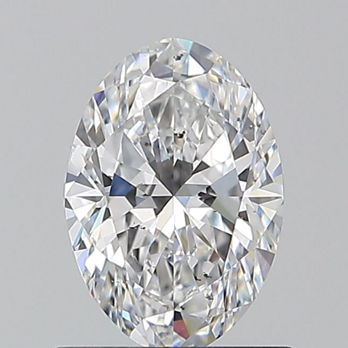 0.9 carat D-SI1 Natūralus Oval Deimantas (1)