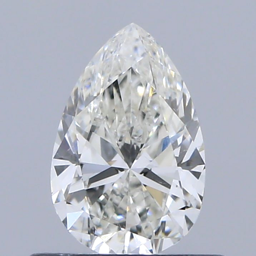 0.51 carat H-SI1 Natūralus Pear Deimantas (1)