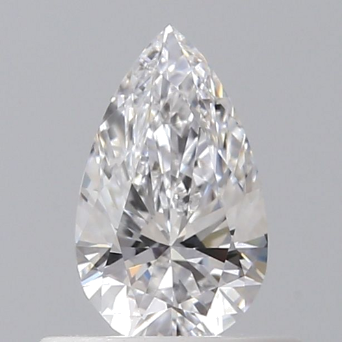 0.4 carat D-VS2 Natūralus Pear Deimantas (1)