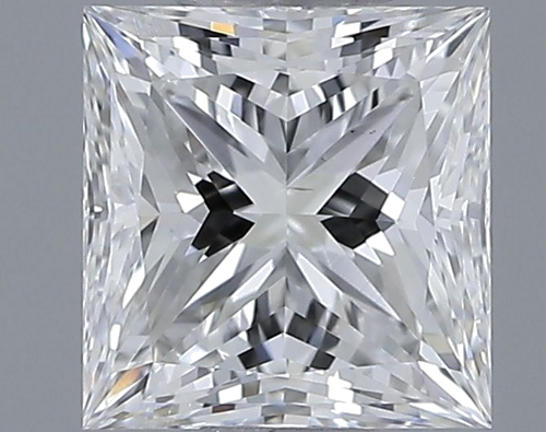 0.6 carat G-VS2 Natūralus Princess Deimantas (1)