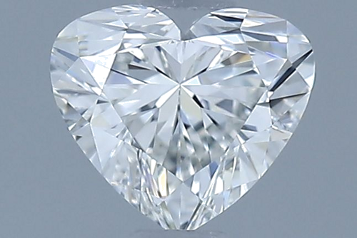 0.43 carat G-IF Natūralus Heart Deimantas (1)