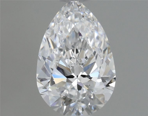 0.61 carat D-VS1 Natūralus Pear Deimantas (1)