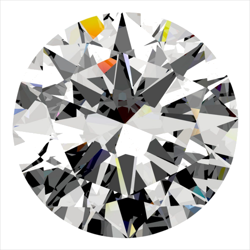 0.5 carat J-VS1 Very Good cut Natūralus Round Deimantas (1)