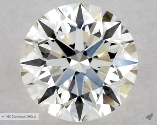 0.31 carat I-VVS2 Excellent cut Natūralus Round Deimantas (1)