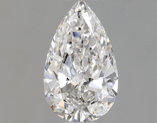 0.53 carat E-IF Natūralus Pear Deimantas (1)