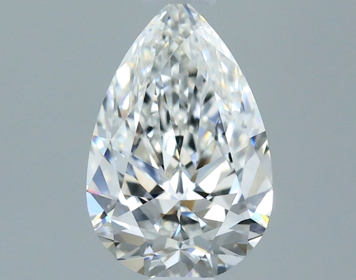 0.52 carat F-IF Natūralus Pear Deimantas (1)