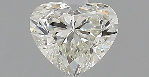 0.52 carat K-VVS2 Natūralus Heart Deimantas (1)