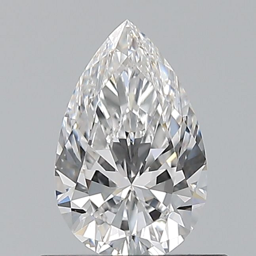 0.6 carat E-VS1 Natūralus Pear Deimantas (1)