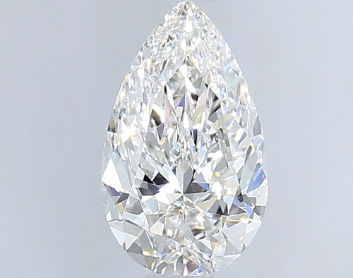 0.86 carat F-VS2 Natūralus Pear Deimantas (1)