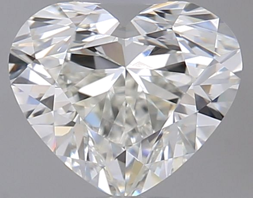 0.5 carat I-VVS1 Natūralus Heart Deimantas (1)