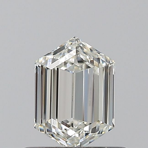 0.5 carat I-VVS1 Natūralus Hexagonal Deimantas (1)
