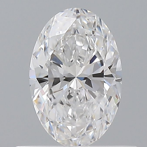 0.5 carat D-VVS2 Natūralus Oval Deimantas (1)