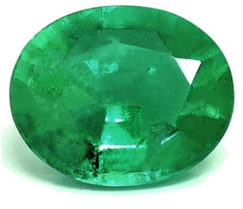 0.56 carat GREEN Oval Smaragdas (1)