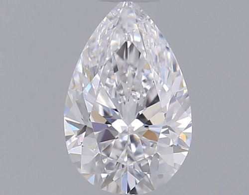 0.42 carat D-VVS1 Natūralus Pear Deimantas (1)