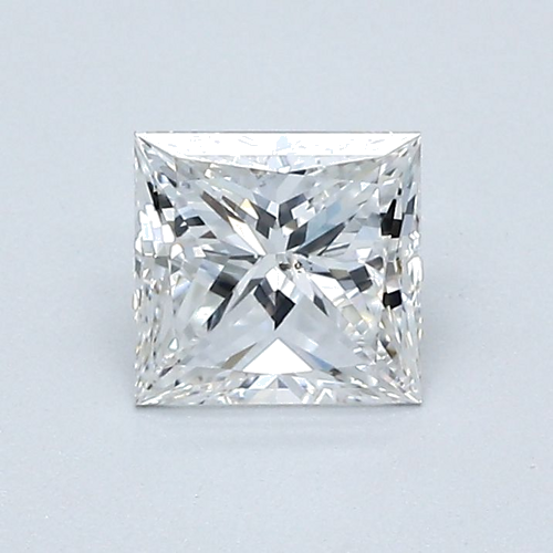 0.7 carat E-SI1 Natūralus Princess Deimantas (1)