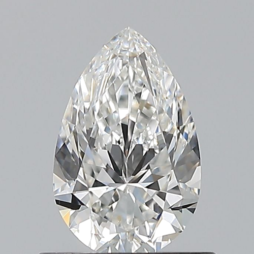 0.7 carat G-VVS2 Natūralus Pear Deimantas (1)