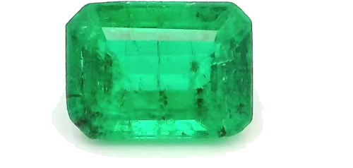 0.37 carat GREEN STEP cut Emerald Smaragdas (1)