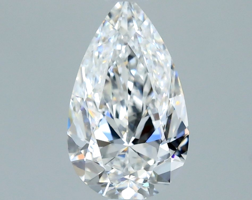 0.7 carat E-VS1 Natūralus Pear Deimantas (1)