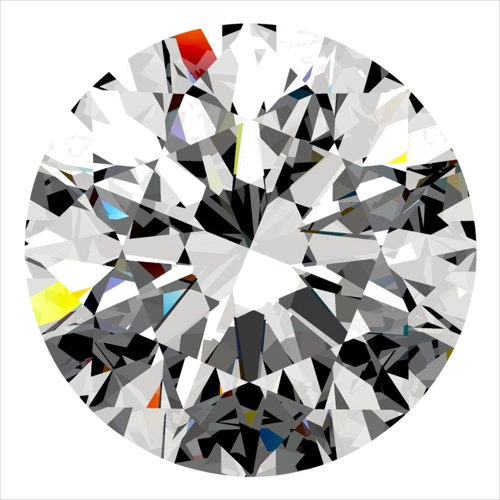 0.4 carat G-VVS1 Excellent cut Natūralus Round Deimantas (1)
