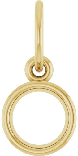 Pakabukas „Bezel-Set Solitaire Charm“ 14k yellow gold Round 5.2mm (1)