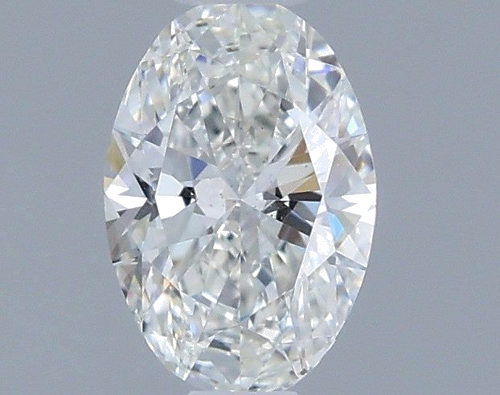 0.4 carat H-SI1 Natūralus Oval Deimantas (1)