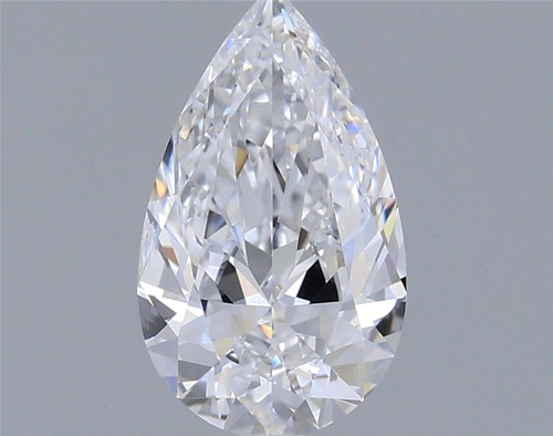 0.5 carat D-SI1 Natūralus Pear Deimantas (1)