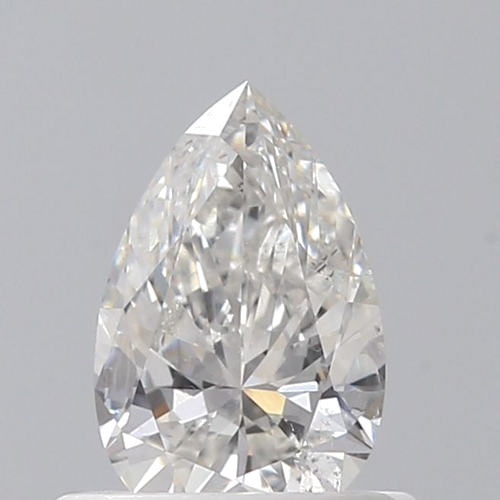 0.5 carat G-SI2 Natūralus Pear Deimantas (1)