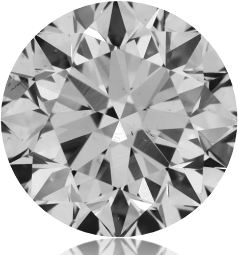 0.5 carat H-SI1 Very Good cut Natūralus Round Deimantas (1)
