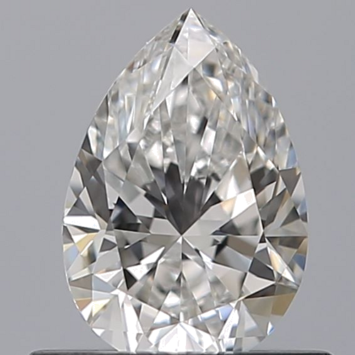 0.5 carat E-VVS2 Natūralus Pear Deimantas (1)