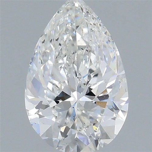 0.63 carat G-SI2 Natūralus Pear Deimantas (1)