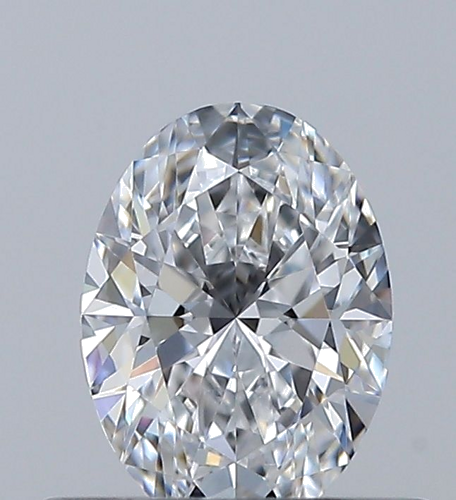 0.42 carat D-VVS1 Natūralus Oval Deimantas (1)
