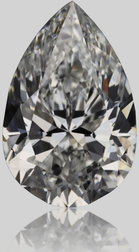 0.7 carat F-VS2 Natūralus Pear Deimantas (1)
