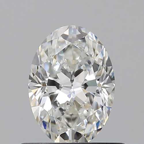 0.6 carat G-SI1 Natūralus Oval Deimantas (1)