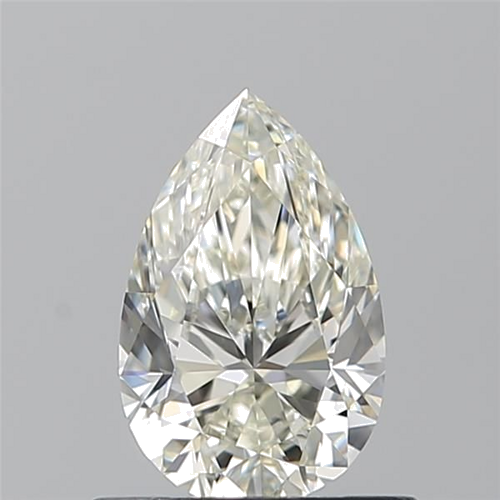 0.7 carat K-VVS1 Natūralus Pear Deimantas (1)