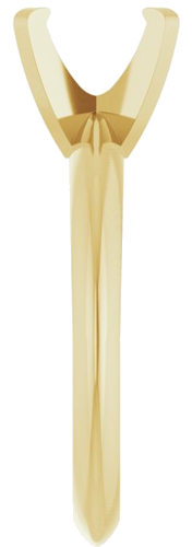 Sužadėtuvių Žiedas „Solitaire“ 585 Geltonojo Aukso Oval 7.7mm x 5.7mm (4)