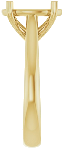 Sužadėtuvių Žiedas „Hearts on Top™“ 14k yellow gold Oval 11mm x 9mm (4)