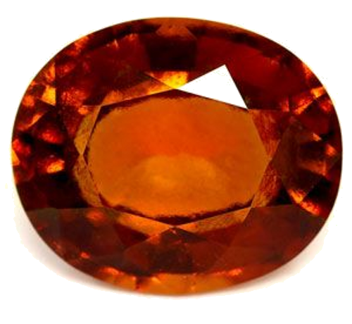 3.16 carat ORANGE Oval Garnet (1)